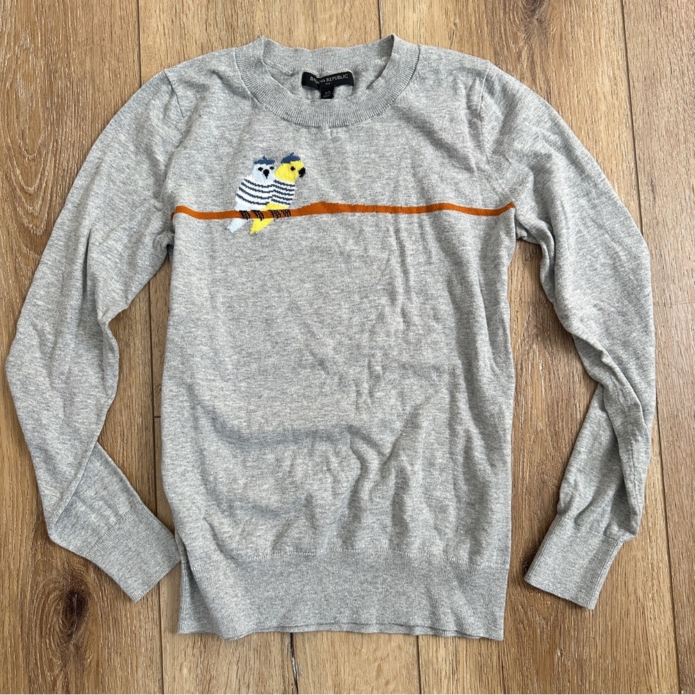 Banana Republic Sweater with Bird Design